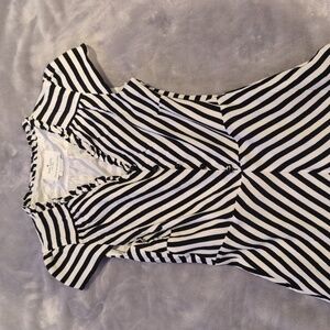 NWOT Kate Spade Black And White Dress